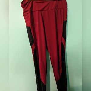 Two pairs of SheIn mesh panel exercise legging large